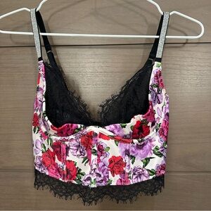 Victoria’s Secret Floral Lace Trim Bralette